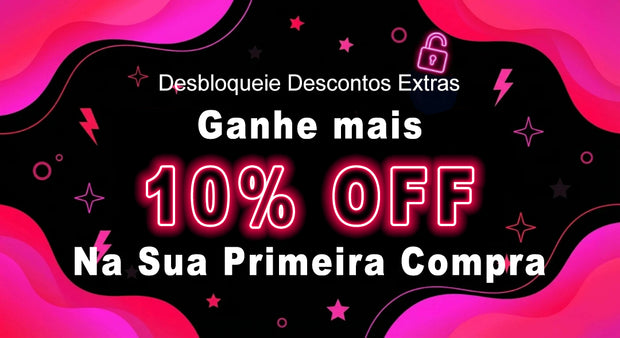10% OFF na primeira compra – desconto extra em lentes de contato coloridas e acessórios para lentes